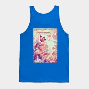 Do not conform to the pattern of this world Tank Top